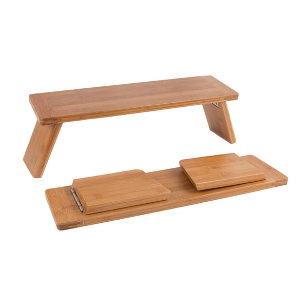 Padded Meditation Bench, Folding Seat With Cushion, Bamboo Seiza