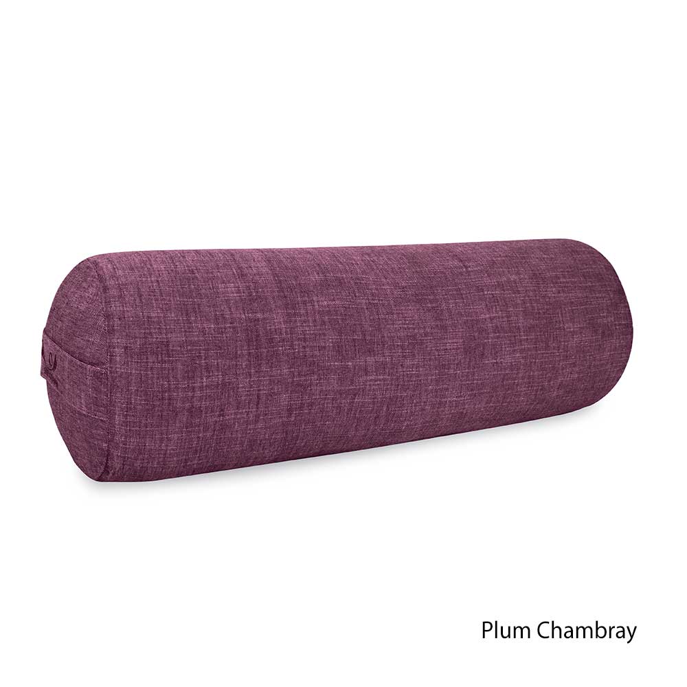 Organic Cotton Yoga Bolster - Chambray