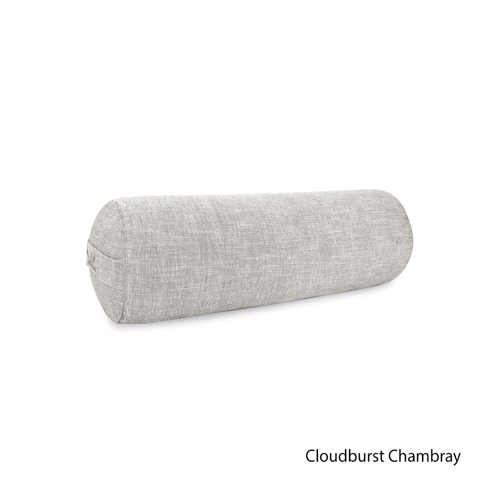 Organic Cotton Yoga Bolster SMALL Chambray