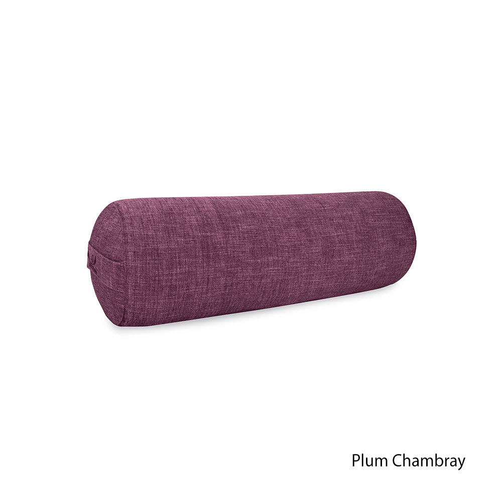 Organic Cotton Yoga Bolster SMALL Chambray