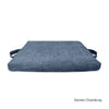 Meditation Cushion - Organic Cotton Zabuton - Chambray